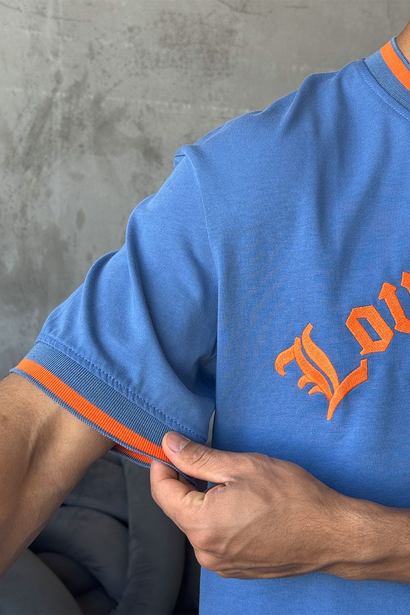 Lоuis Vuittоn Брендовая оверсайз футболка since 1854 - Blue