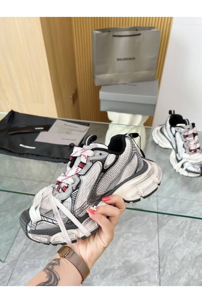 Balenciaga Женские кроссовки premium - White / Grey
