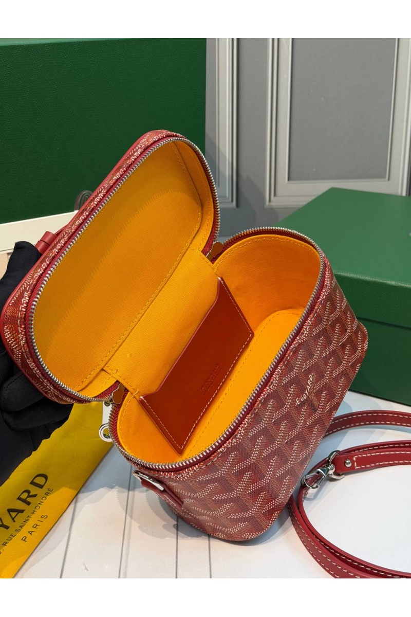 Designer Clothing Кожаная сумка Goyard Muse Mini Vanity ​premium 16,5x10,5x8 см