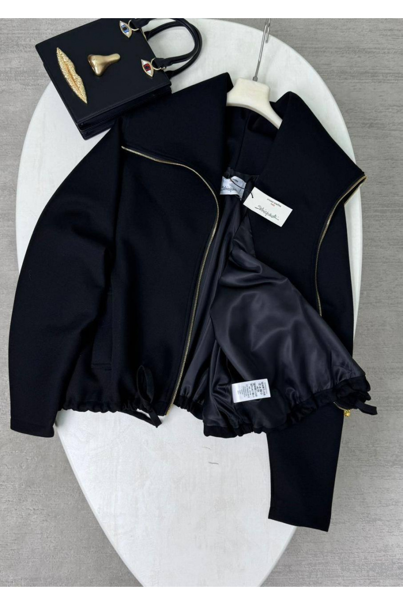 Schiaparelli Женская куртка чёрного цвета premium