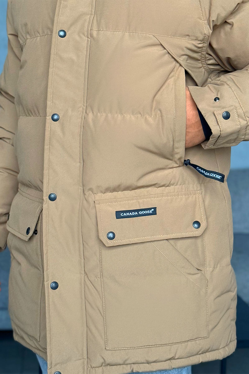 Canada Goose Парка коричневого цвета Emory