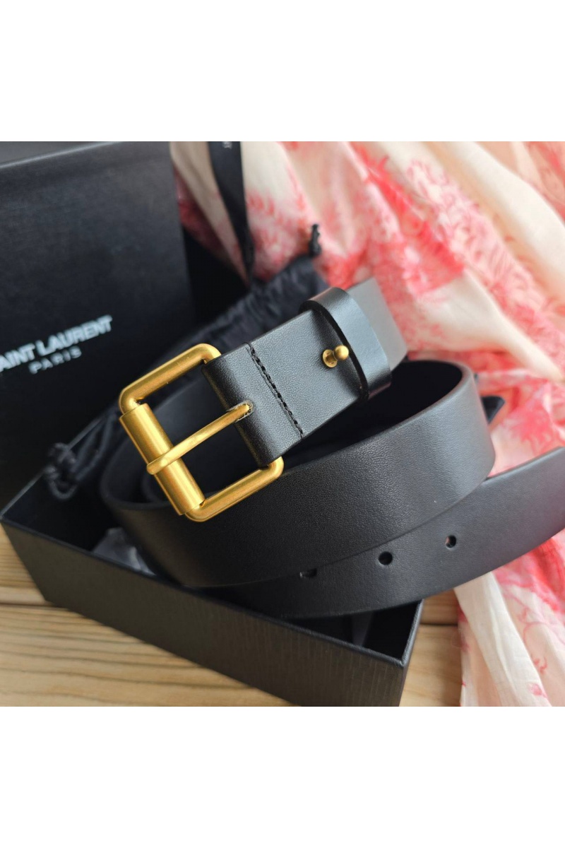 Yves Saint Laurent Женский кожаный ремень (длина  85 / 90 см)