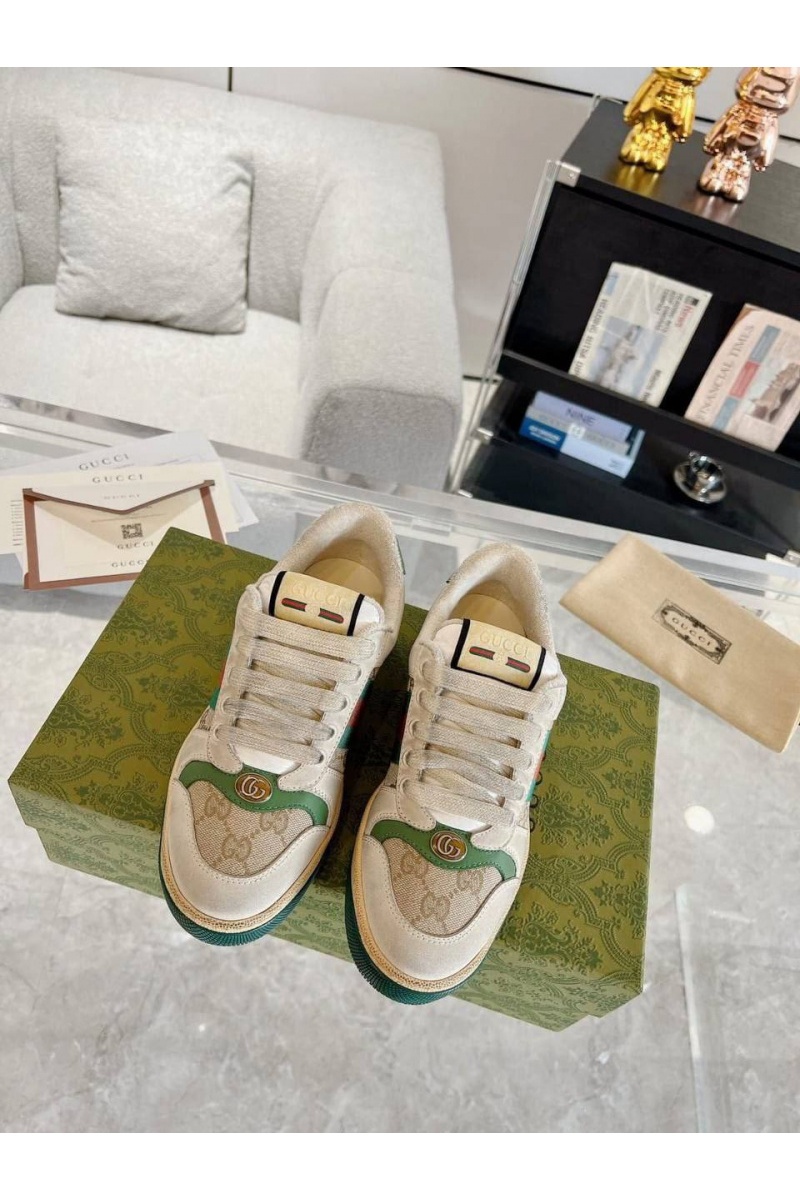 Gucci Женские кроссовки GG Screener premium