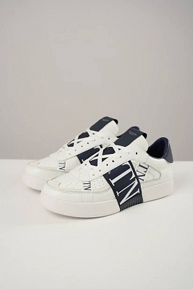 Кожаные кроссовки VL7N low-top - White / Navy