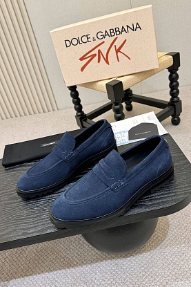 Мужские замшевые лоферы 