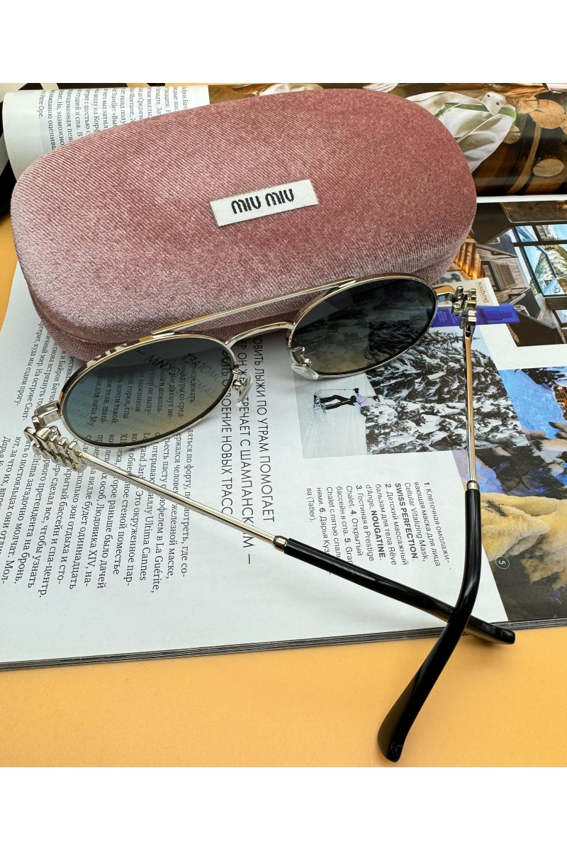 MIU MIU Женские солнцезащитные очки Oval