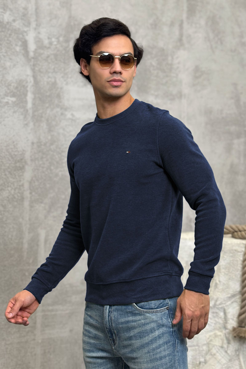 Tommy Hilfiger Мужской свитшот тёмно-синего цвета 