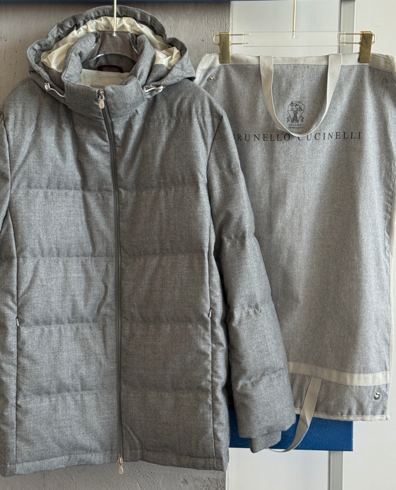 Brunеllо Сuсinеlli Мужской пуховик Premium - Grey 