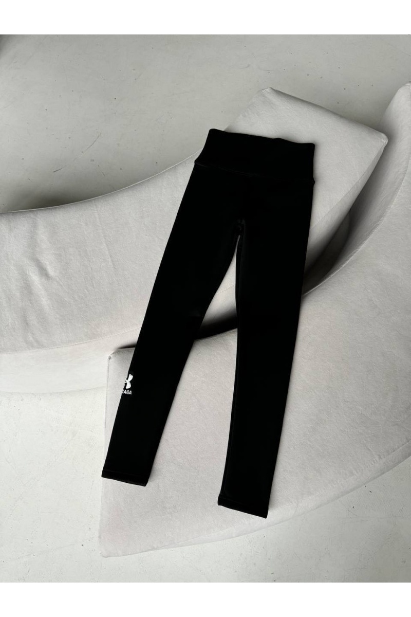 Balenciaga Женские чёрные леггинсы 