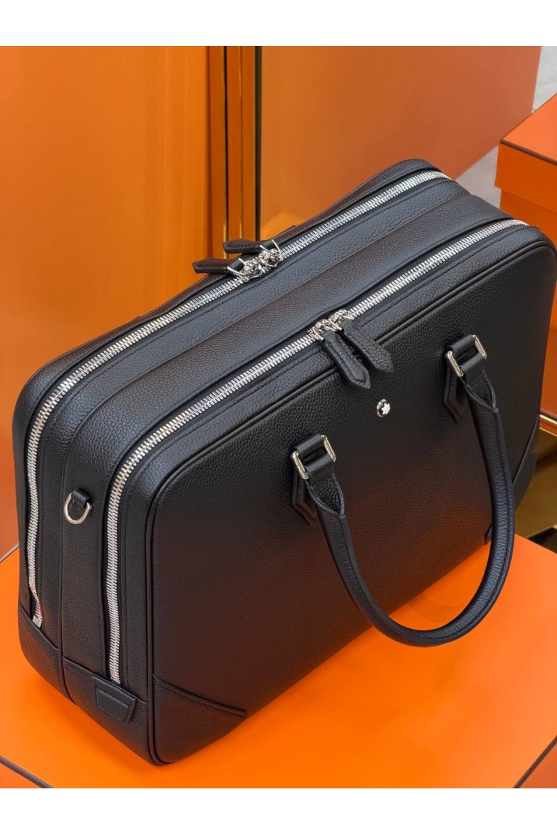 Montblanc Кожаная сумка Montblanc Meisterstuck premium 38x27x13 см