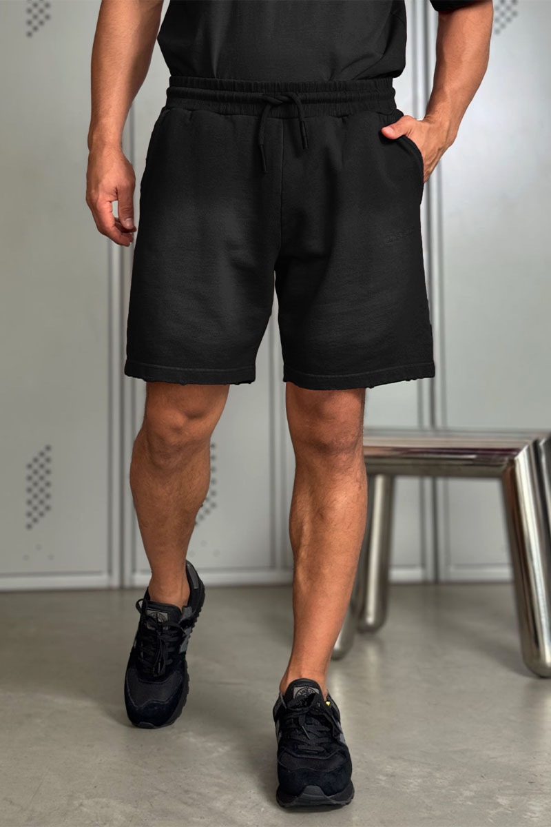 Designer Clothing Мужские чёрные шорты 