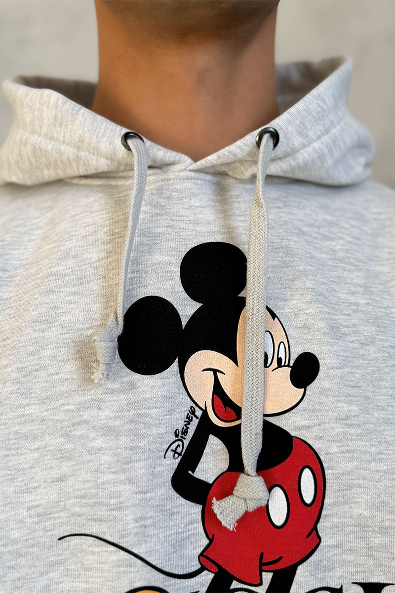 Gucci Серое оверсайз худи Disney "Mickey Mouse"