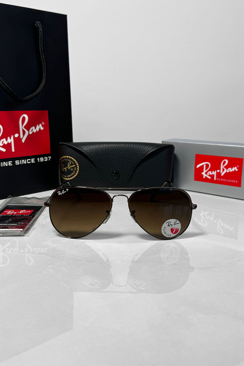 Ray-Ban Солнцезащитные очки Aviator Large Metal - Brown