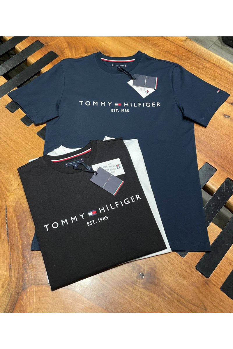 Tommy Hilfiger Футболка чёрного цвета Core Logo