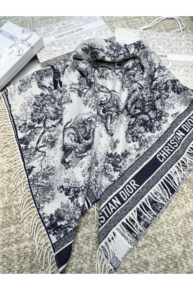 Dior Шарф Toile de Jouy Sauvage premium 140x140 см