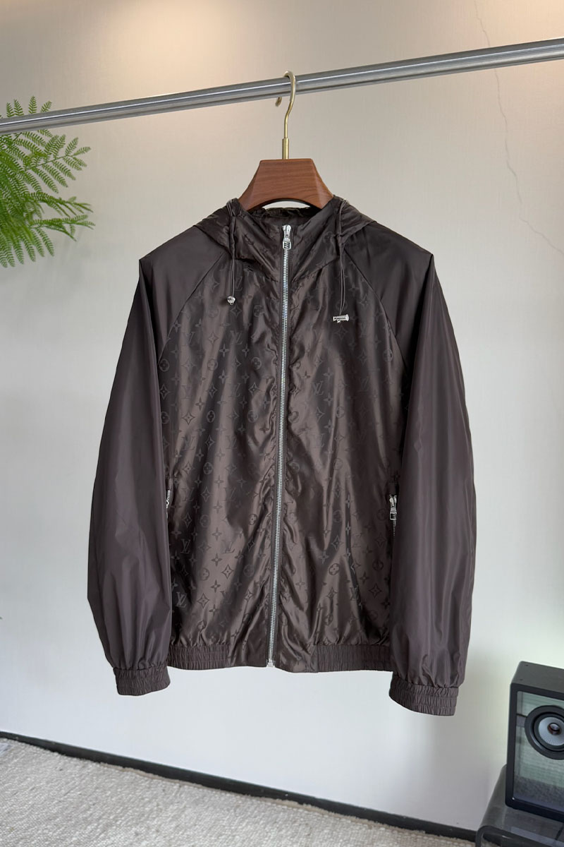 Lоuis Vuittоn Мужская коричневая ветровка Monogram 