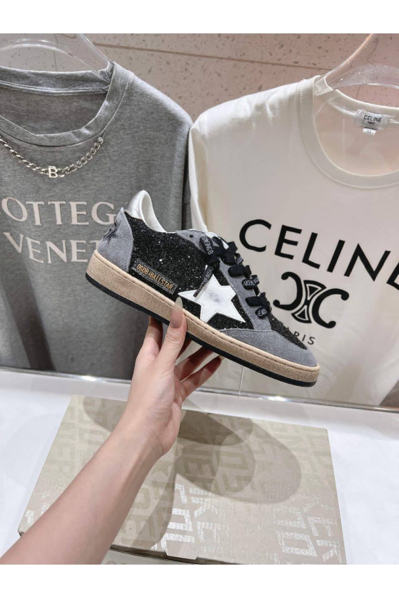 Designer Clothing Женские кожаные кроссовки Golden Goose Super Star premium