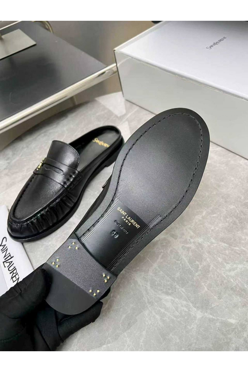 Yves Saint Laurent Женские кожаные мюли premium