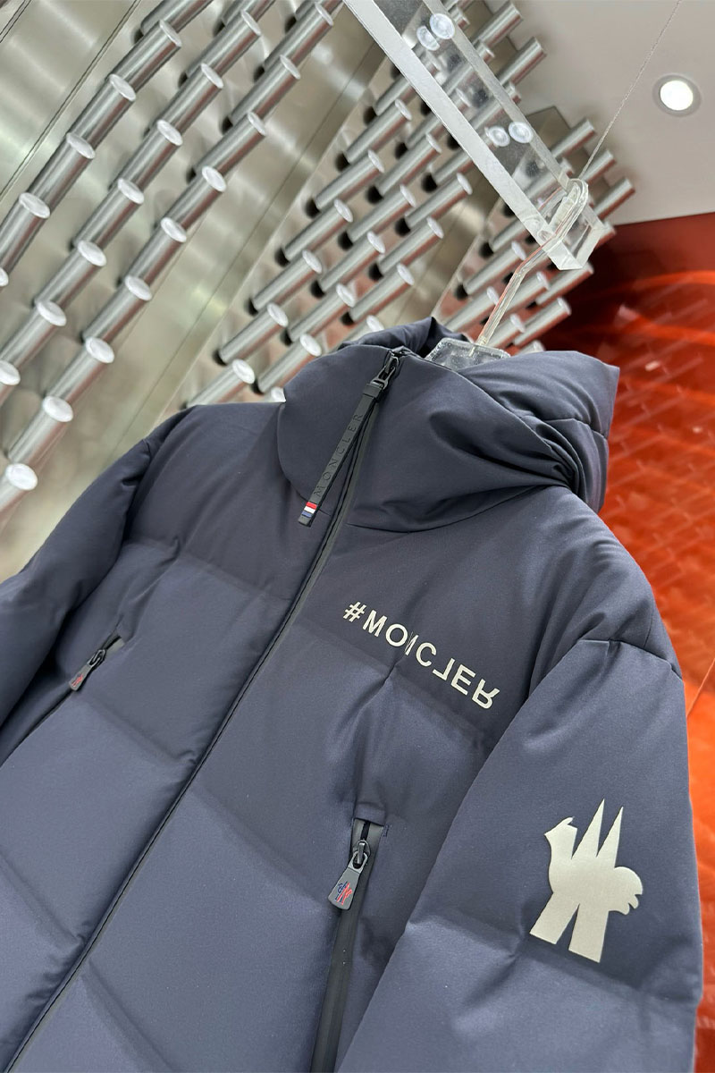 Moncler Мужской пуховик Grenoble Fellberg - Navy