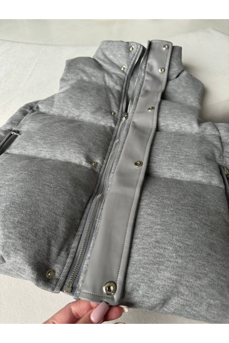 Loro Piana Женская серая жилетка premium