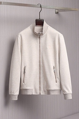 Кофта на молнии premium - Beige