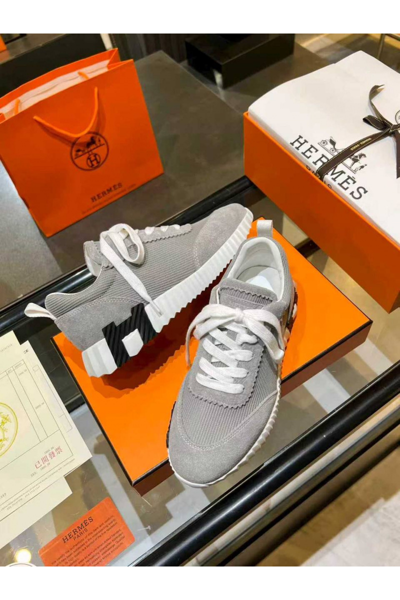 Hermes Женские комбинированные кроссовки Bouncing premium
