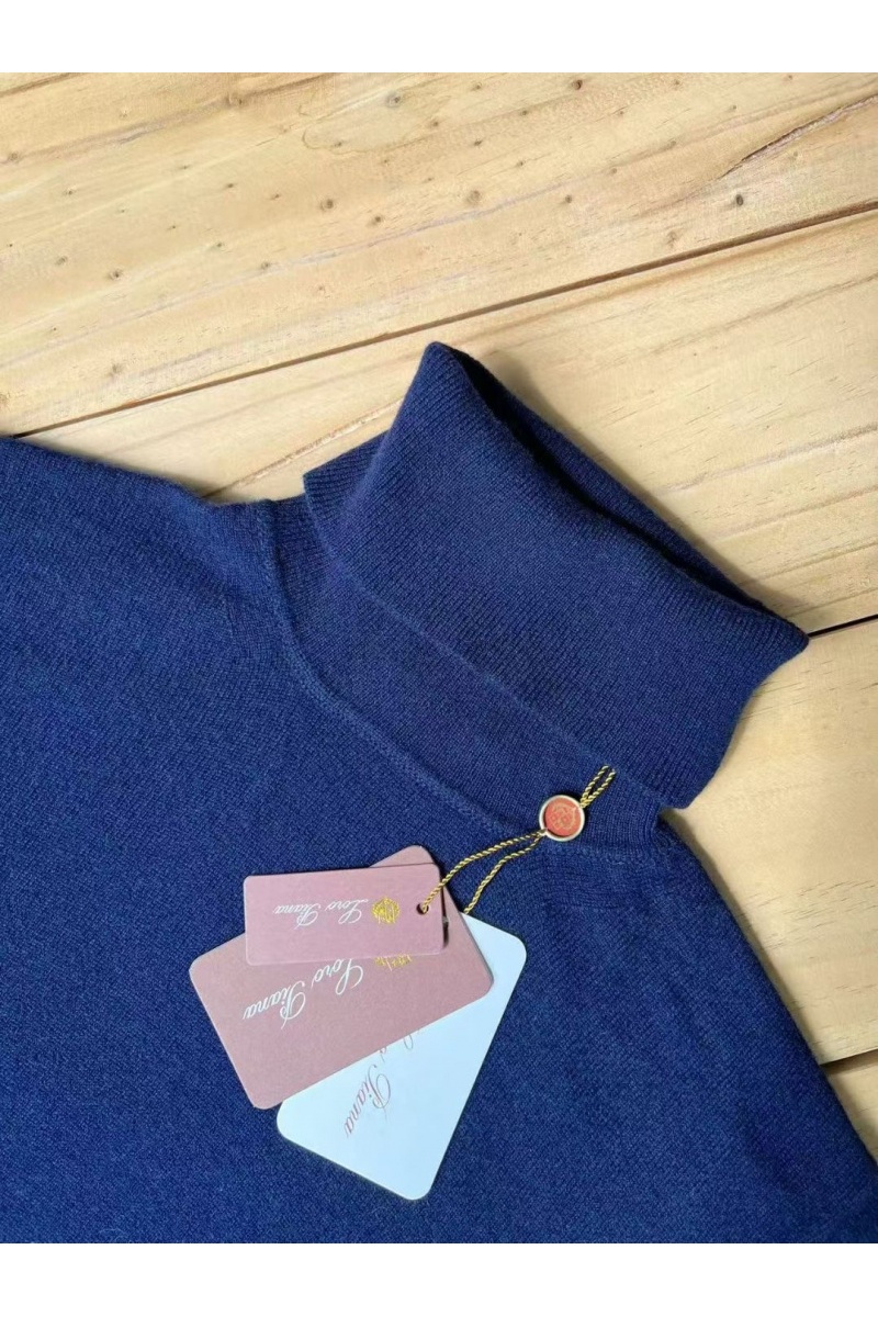 Loro Piana Мужская водолазка Premium - Dark Blue