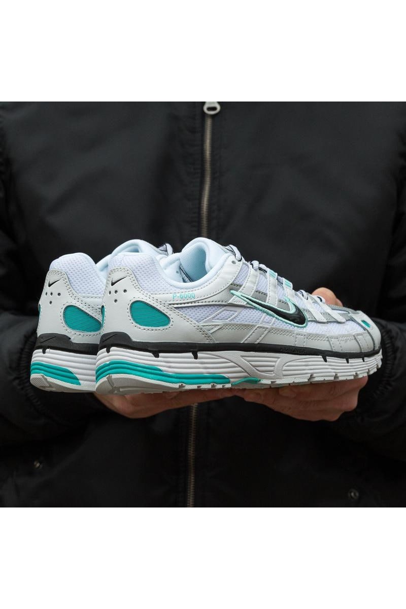 Nike Кроссовки P-6000 - White / Light Aqua 