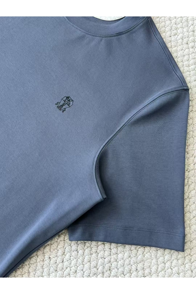 Brunеllо Сuсinеlli Мужская синяя футболка premium