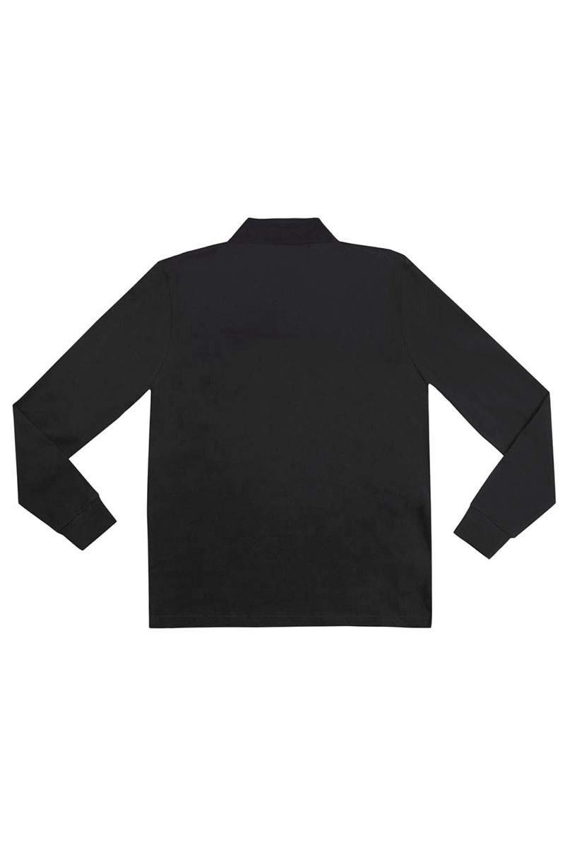 Burberry Поло с длинным рукавом TB logo - Black 