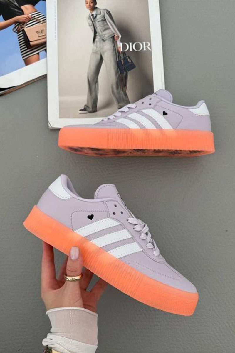 Adidas Кроссовки Samba - Purple / Orange