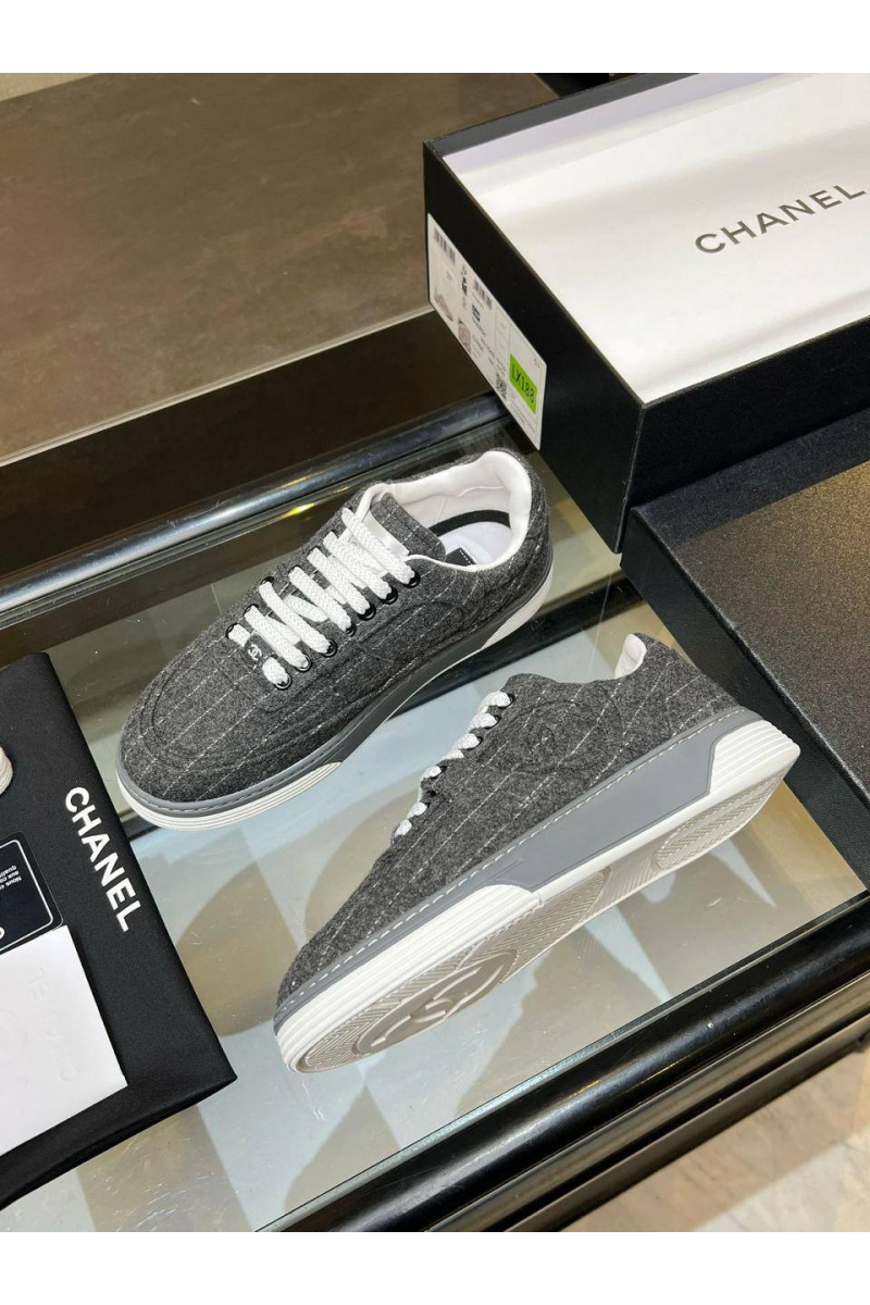 Chаnеl Женские кроссовки Tweed premium