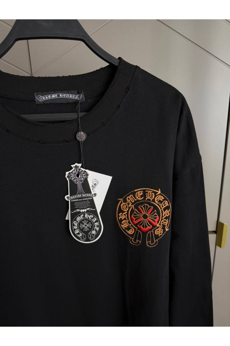 Chrome Hearts Женский трикотажный лонгслив Premium - Black