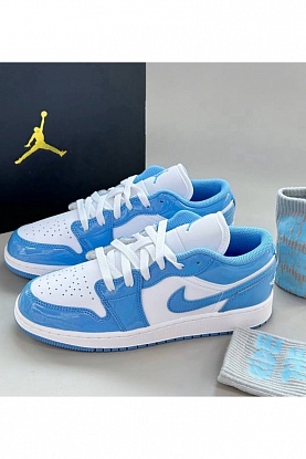 Кроссовки AJ1 Low "Legend Blue"