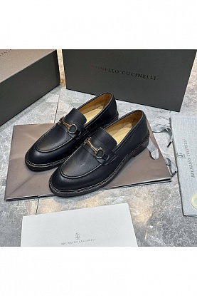 Кожаные лоферы Premium - Black