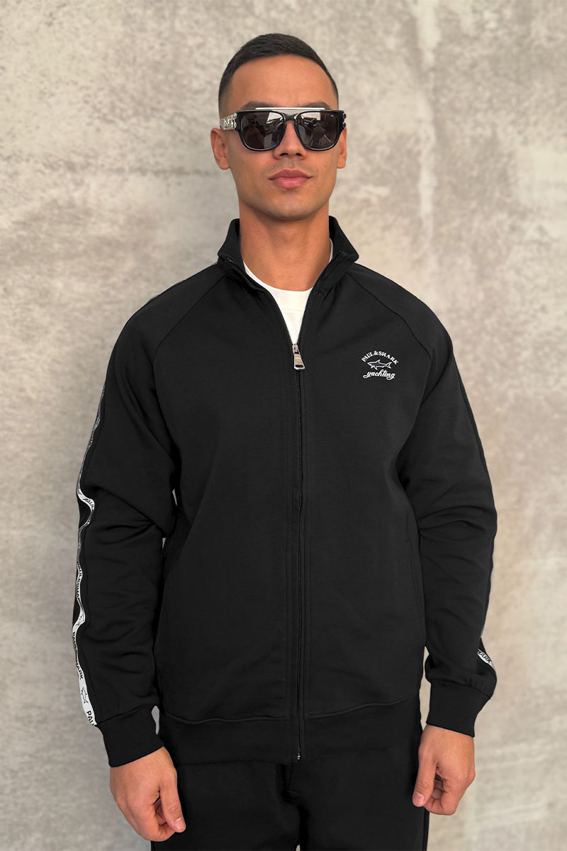 Paul & Shark Чёрная кофта на молнии 