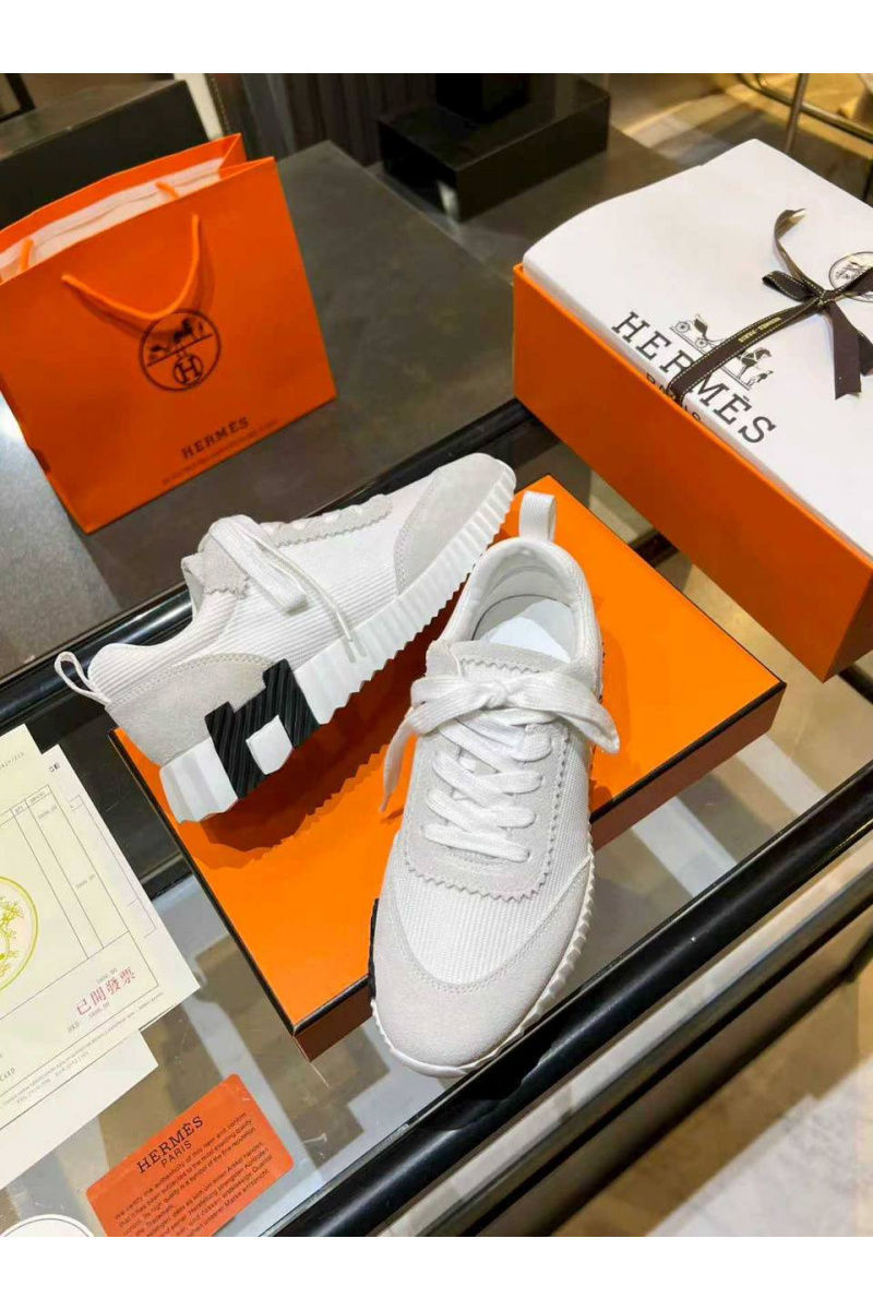 Hermes Женские комбинированные кроссовки Bouncing premium