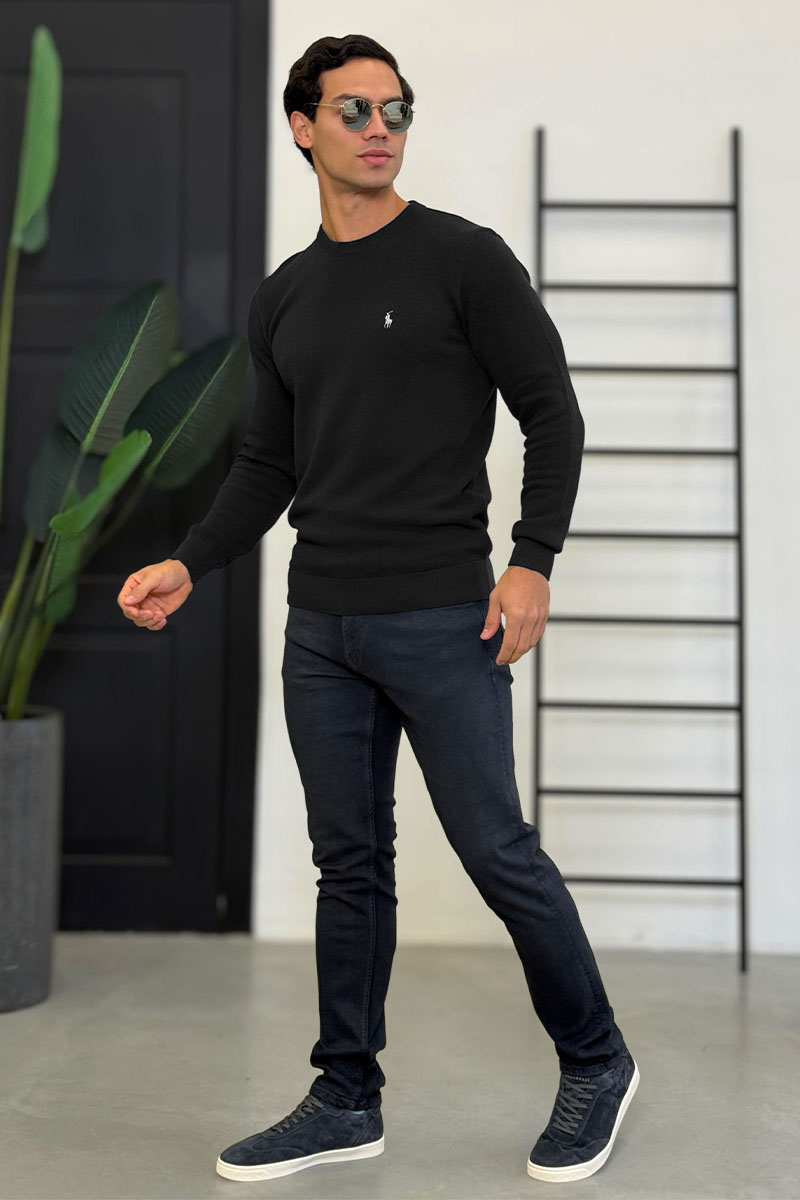 Polo Ralph Lauren Мужской джемпер pony-embroidered - Black