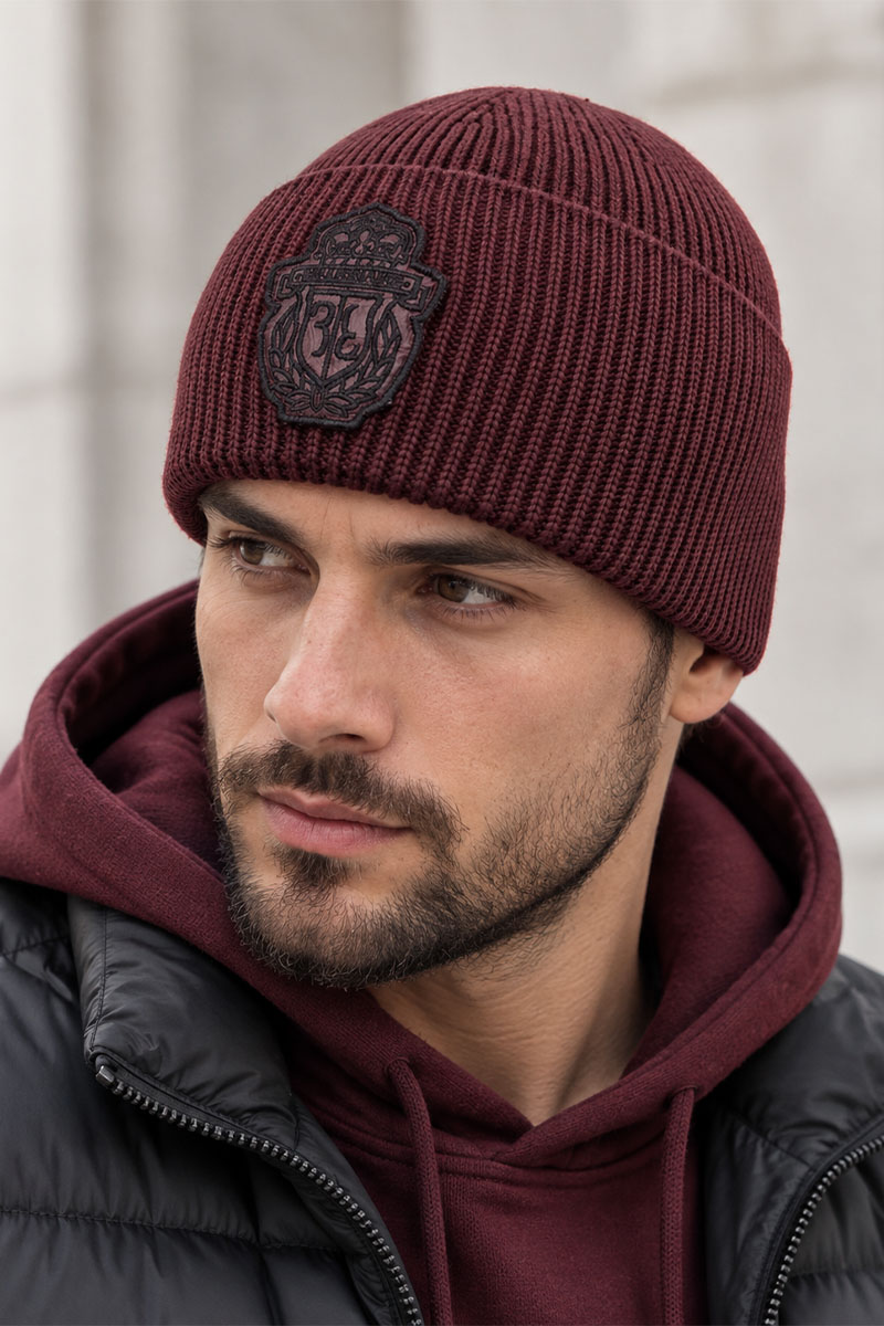 Billionaire Шапка logo-embroidered - Burgundy
