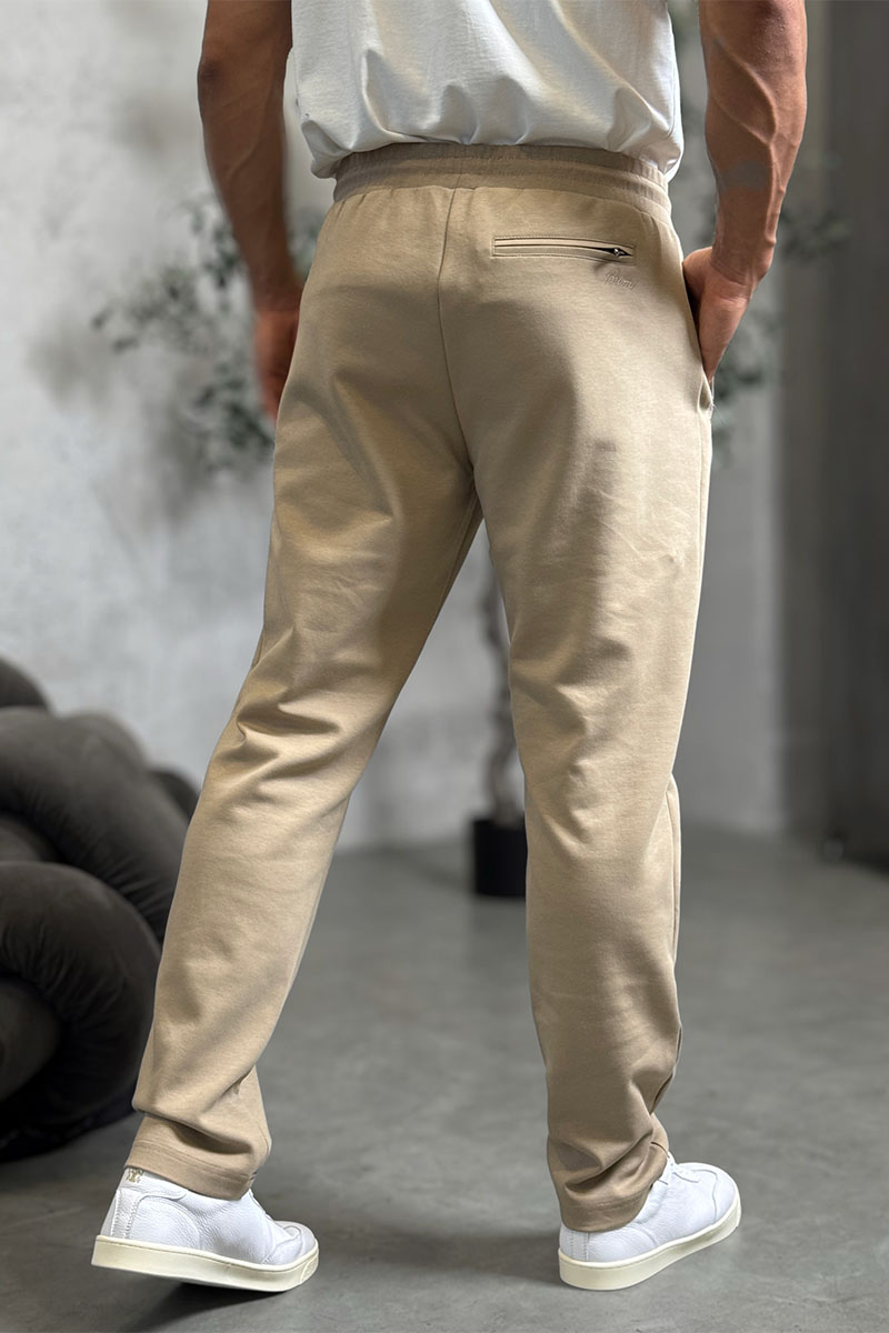 Brioni Бежевые спортивные штаны B-еmbroidery