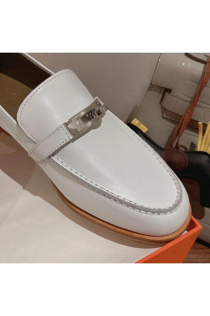 Hermes Женские кожаные лоферы 