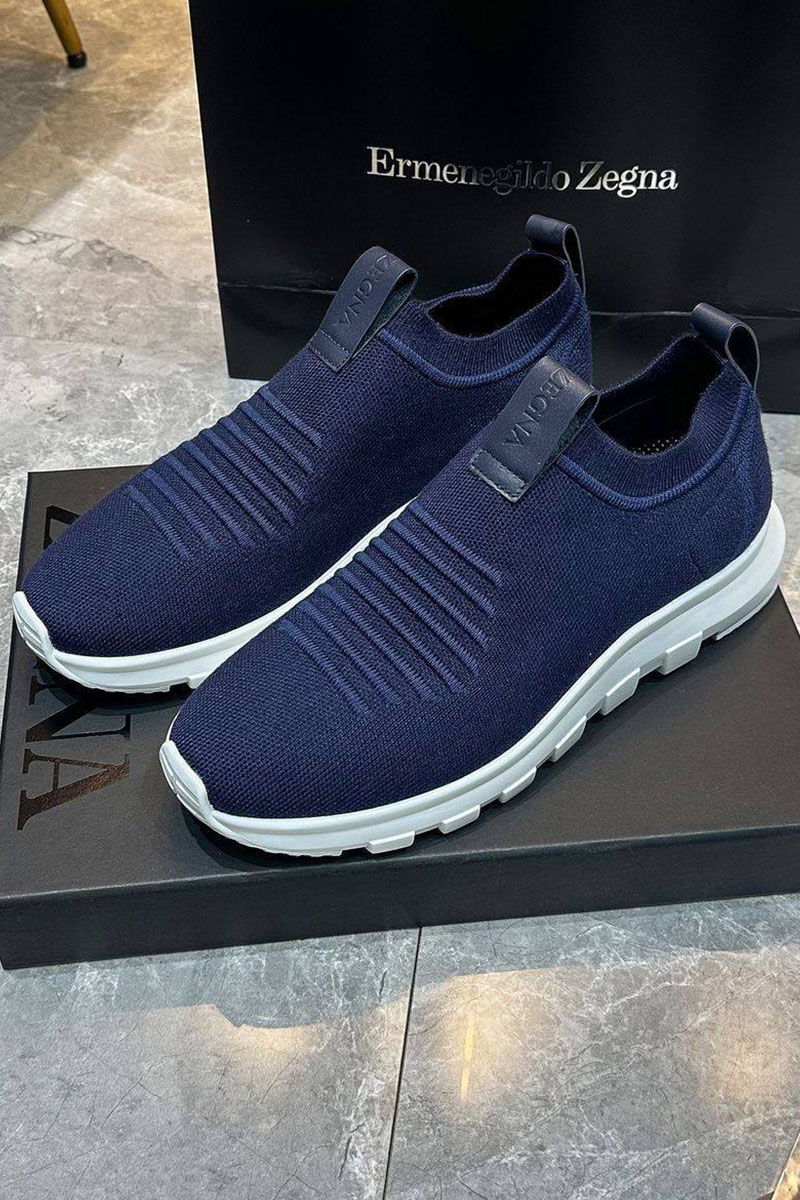 Zegna Мужские текстильные кроссовки