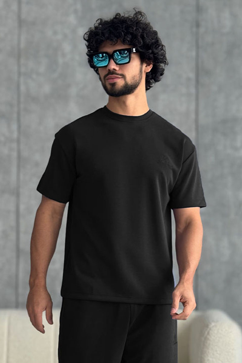 Loro Piana Мужская чёрная футболка 