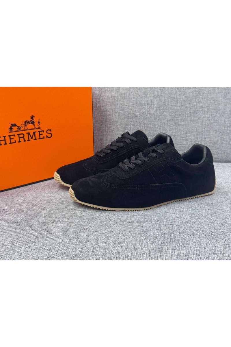 Hermes Мужские замшевые кроссовки Master