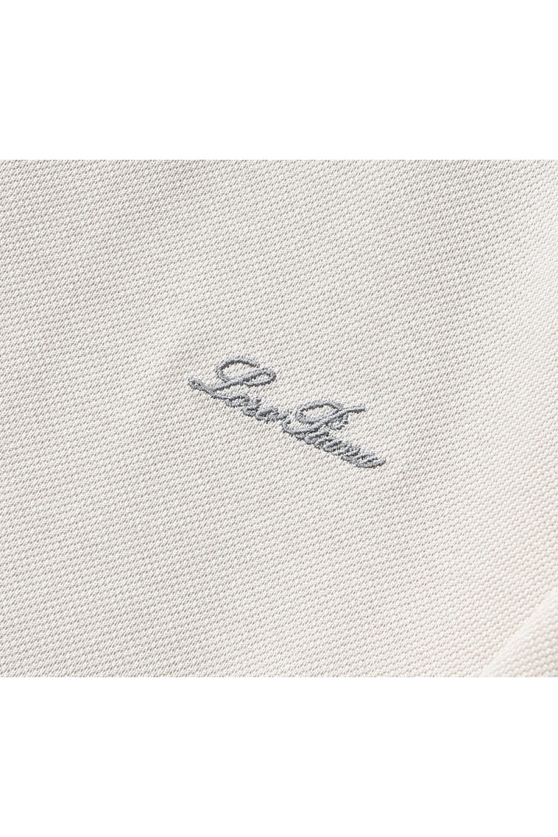 Loro Piana Мужское бежевое поло premium