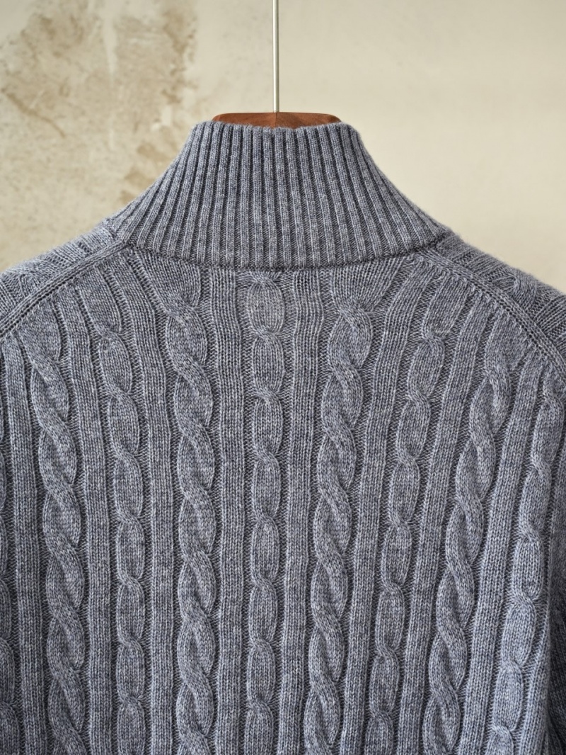 Loro Piana Кашемировый свитер Premium zip-up - Grey