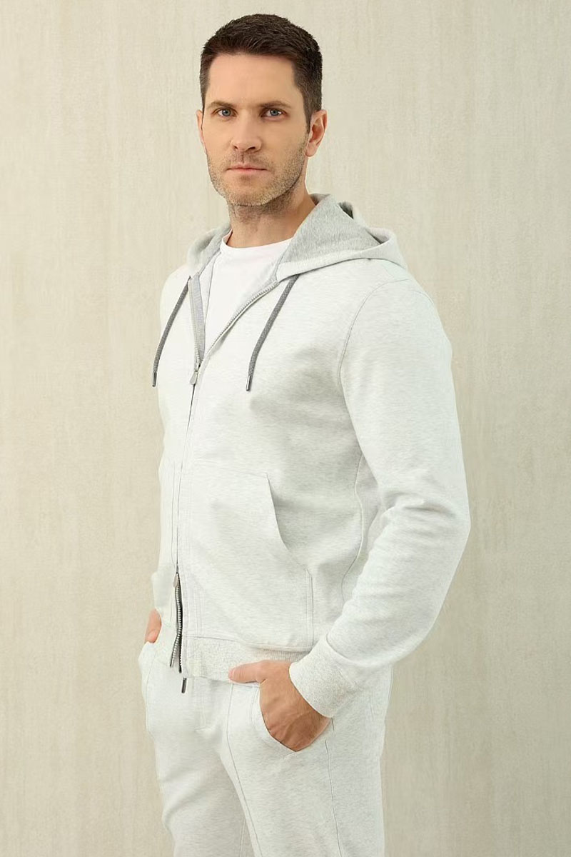Brunеllо Сuсinеlli Кофта на молнии Premium - Light Grey