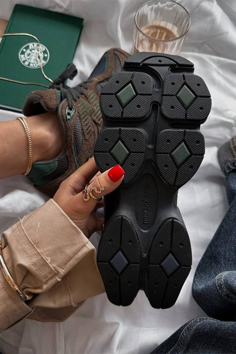 Sneakers Кроссовки 9060 - Brown / Dark Green