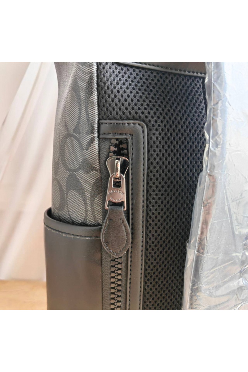 Coach Кожаный рюкзак Rivington 39x26 см