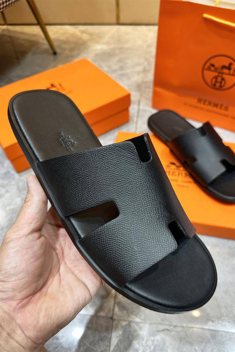 Hermes Мужские шлёпанцы Izmir - Black